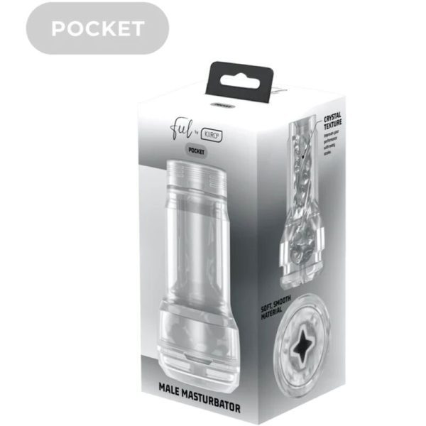 KIIROO - FEEL POCKET STROKER CRYSTAL POR KIIROO TRANSPARENTE - Image 7