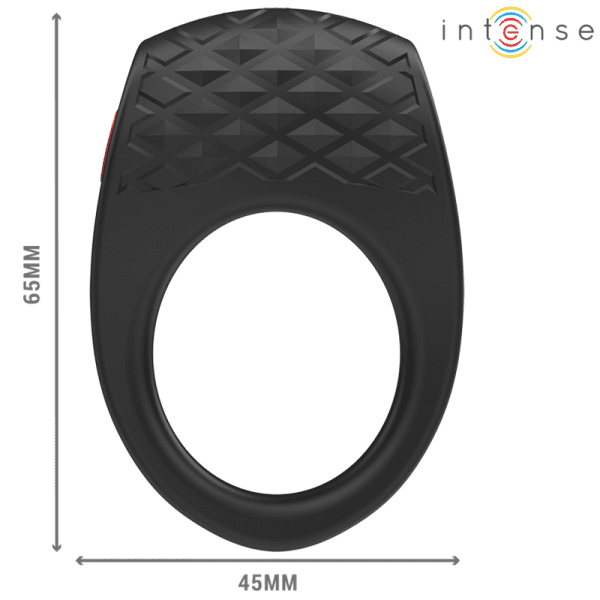 INTENSE - CLOVER VIBRADOR ANEL PENIS 10 VIBRAÇÕES PRETO - Image 4