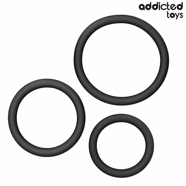 ADDICTED TOYS - CONJUNTO DE ANÉIS DE SILICONE MODELO 2 - Image 5
