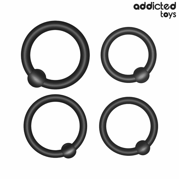 ADDICTED TOYS - CONJUNTO DE ANÉIS DE SILICONE DE PRESSÃO - Image 5