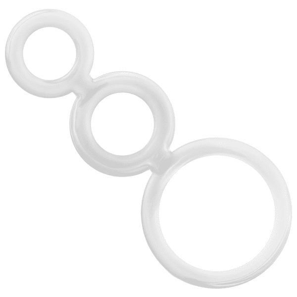 ADDICTED TOYS - CONJUNTO DE ANÉIS - PARA pénis TRANSPARENTE - Image 2