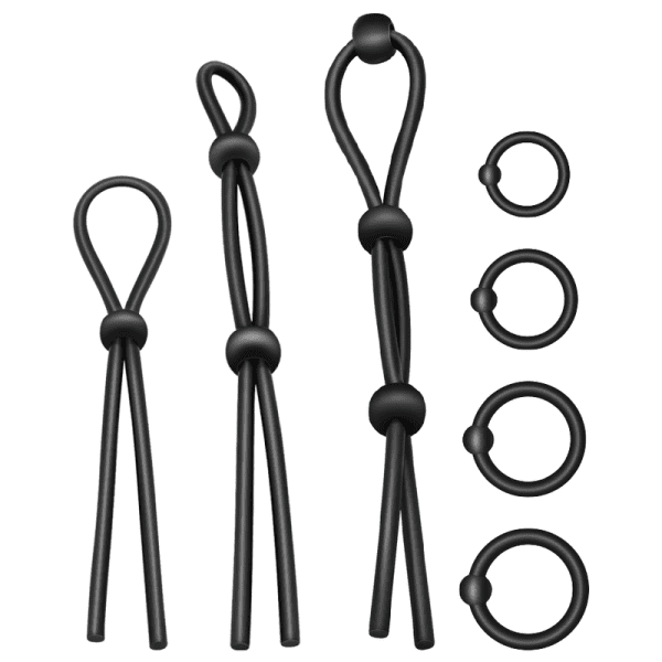 ADDICTED TOYS - CONJUNTO DE ANÉIS PARA GALO DE SILICONE FLEXÍVEL 7 peças - Image 2